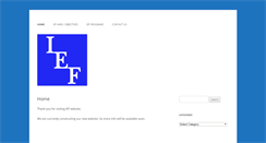 Desktop Screenshot of iefbangladesh.org